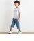 【ブルーインパルス】サイドテープストレッチツイルハーフパンツ(90~140cm)