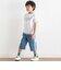 【ブルーインパルス】サイドテープストレッチツイルハーフパンツ(90~140cm)
