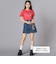 【接触冷感】ラインストーン肩あきTシャツ(130~160cm)