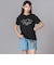 【接触冷感】ラインストーン肩あきTシャツ(130~160cm)