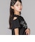 【接触冷感】ラインストーン肩あきTシャツ(130~160cm)