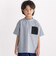 異素材ポケットTシャツ＆ノースリーブセット(110~160cm)