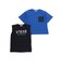 異素材ポケットTシャツ＆ノースリーブセット(110~160cm)