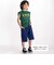 5.5分丈 ロゴ刺しゅうストレッチペインターパンツ(110~160cm)