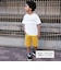 【速乾】レイヤード風  バイカラー BIG  半袖Tシャツ(110~160cm)