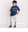 【速乾】レイヤード風  バイカラー BIG  半袖Tシャツ(110~160cm)