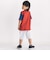 【速乾】レイヤード風  バイカラー BIG  半袖Tシャツ(110~160cm)