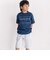 【速乾】レイヤード風  バイカラー BIG  半袖Tシャツ(110~160cm)