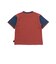 【速乾】レイヤード風  バイカラー BIG  半袖Tシャツ(110~160cm)