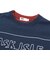 【速乾】レイヤード風  バイカラー BIG  半袖Tシャツ(110~160cm)