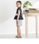 フラワーレース切替フリルスリーブＴシャツ(95~160cm)