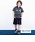 フロント切り替えロゴ刺しゅうツイルハーフパンツ(110~150cm)