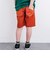 フロント切り替えロゴ刺しゅうツイルハーフパンツ(110~150cm)