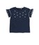 フラワーシャワー刺しゅうフリル天竺半袖Tシャツ(90~150cm)