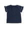 フラワーシャワー刺しゅうフリル天竺半袖Tシャツ(90~150cm)