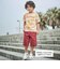 Explorerメッシュロゴタイダイ染め天竺半袖Tシャツ(90~150cm)