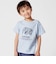 Origamiアニマルスラブ天竺半袖Tシャツ(80~140cm)
