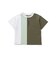 【店舗限定】配色切り替え天竺Tシャツ(95~160cm)