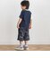 【店舗限定】タイダイ無地タフタ切り替えショートパンツ(100~150cm)