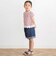 【店舗限定】裾折り返しデニムショートパンツ(95~160cm)