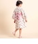 【お揃い】イチゴx花x花火総柄ショート丈プルオーバー浴衣+帯セット(80~130cm)
