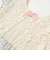 肩フリルレース花柄&ストライプワンピース(80~130cm)