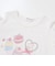 スイーツ刺しゅう肩開き半袖Tシャツ＆スカパンセットアップ(80~130cm)