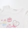 スイーツ刺しゅう肩開き半袖Tシャツ＆スカパンセットアップ(80~130cm)