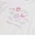 スイーツ刺しゅう肩開き半袖Tシャツ＆スカパンセットアップ(80~130cm)