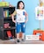 【トイ・ストーリー(Toy Story)コレクション】キャラクタープリントバイカラー半袖Tシャツ(80~130cm)
