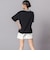 ヒョウ柄ハーフジップTシャツ(130~160cm)