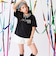 ヒョウ柄ハーフジップTシャツ(130~160cm)