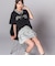 ヒョウ柄ハーフジップTシャツ(130~160cm)