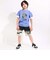 グラデーションデニムワイドショートパンツ(110~150cm)