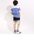 グラデーションデニムワイドショートパンツ(110~150cm)