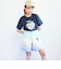 【接触冷感】袖レースハートパッチ天竺Tシャツ(110~150cm)