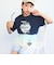 【接触冷感】袖レースハートパッチ天竺Tシャツ(110~150cm)