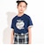 【接触冷感】袖レースハートパッチ天竺Tシャツ(110~150cm)