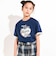 【接触冷感】袖レースハートパッチ天竺Tシャツ(110~150cm)