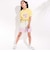 【接触冷感】袖レースハートパッチ天竺Tシャツ(110~150cm)