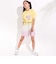 【接触冷感】袖レースハートパッチ天竺Tシャツ(110~150cm)
