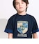 【接触冷感】プリント切替天竺Tシャツ(110~150cm)