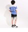 【接触冷感】プリント切替天竺Tシャツ(110~150cm)