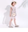 裾スカラップシャンブレー&花柄ショートパンツ(90~130cm)
