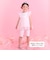 【スラプリ】ラメチュールドッキングフリル袖Tシャツ(80~130cm)