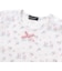花柄ワッフル半袖Tシャツ+ヒラミニスカパン+ヘアバンドセット(80~90cm)