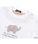 ゾウプリント天竺半袖Tシャツ+サイドポケットハーフパンツセット(80~90cm)