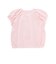 針抜きスムースステッチフラワー半袖ギャザーTシャツ(80~100cm)