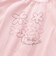 針抜きスムースステッチフラワー半袖ギャザーTシャツ(80~100cm)