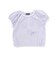 針抜きスムースステッチフラワー半袖ギャザーTシャツ(80~100cm)